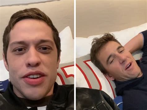 Pete Davidson Instagram Eli Manning Paulette Cobb Viral