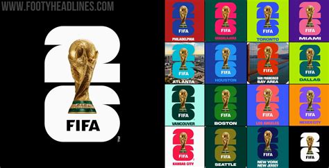vibrant 2026 world cup logo variants for host cities revealed footy headlines
