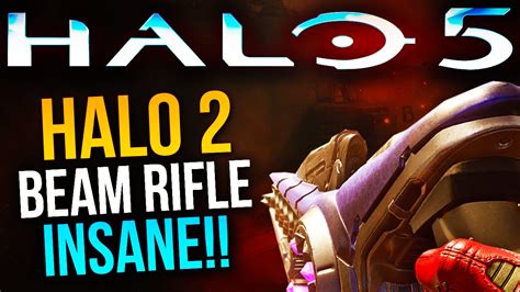 Halo 5 My First Time Using The Halo 2 Beam Rifle Youtube
