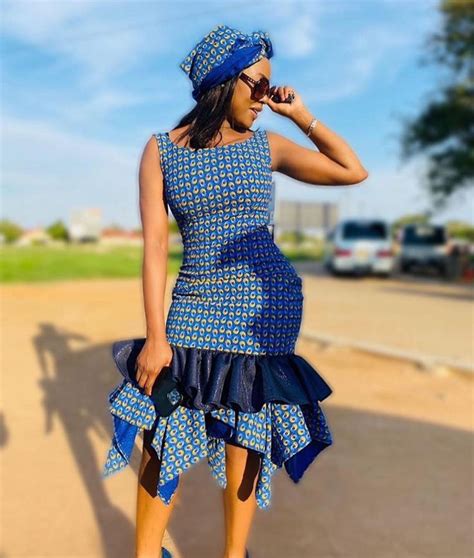 Latest Designed Shweshwe Dresses For Makoti 2022 Shweshwe Home