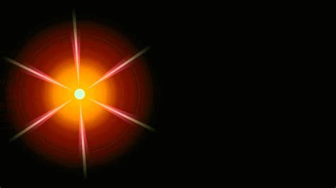 HD Shining Star with Red Glow| Free Motion Background ...