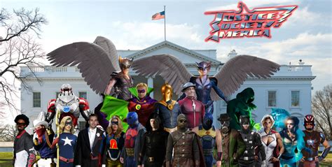 Justice Society Of America By Camo Flauge On Deviantart