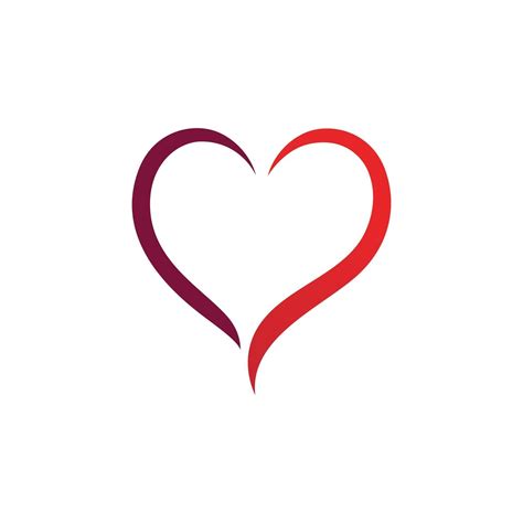Love Heart Logo And Symbol Vector 2442871 Vector Art At Vecteezy
