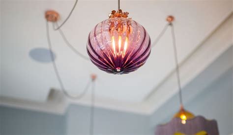 Exquisite Glass Pendant And Wall Lights Handblown In England Blown Glass Lighting Unique
