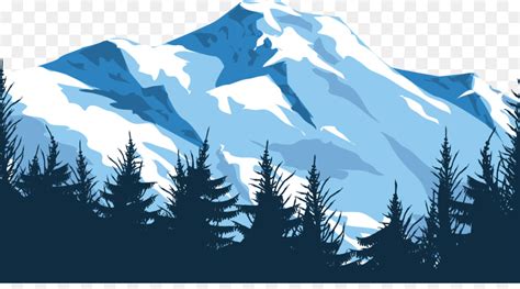 Mount Everest Mountain Euclidean Vector Illustration