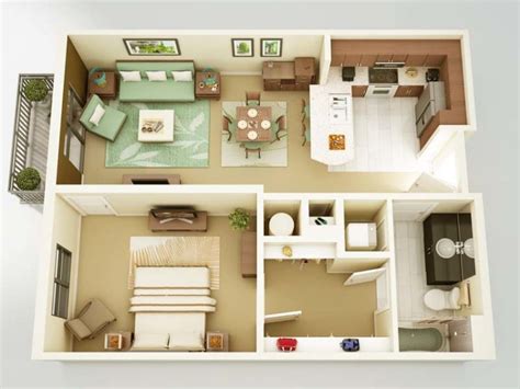 Contoh denah minimalis type 36 dengan 2 kamar tidur. 10+ Ide Denah Rumah Pavilliun Minimalis 1 Kamar, Buatmu ...