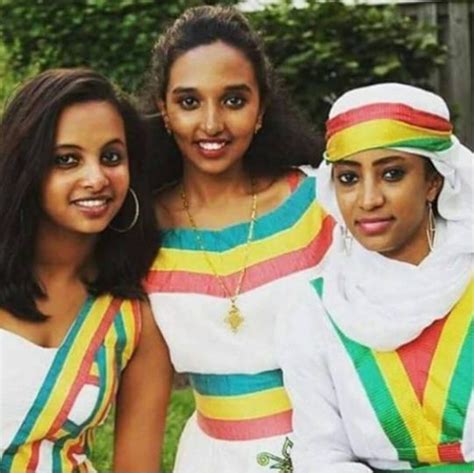 Amhara People Traditional Clothing Amhara Abyssinian Gondar Wello