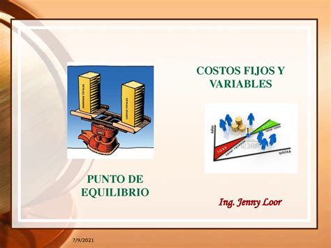 Solution Costos Fijos Y Variables Punto De Equilibrio Presentation Studypool