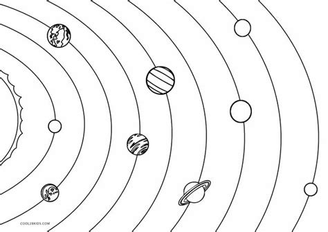 Printable Solar System Coloring Pages For Kids