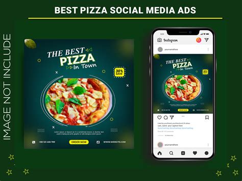 Pizza Social Media Promotion Banner Instagram Post Design By Fhuad