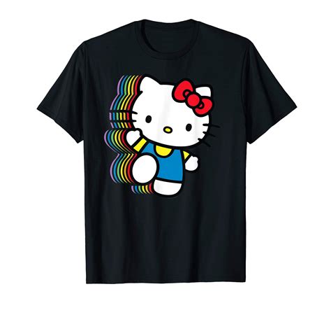 Hello Kitty Rainbow T Shirt Precio Más Bajo And Mejor Oferta