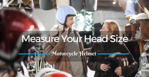 Measure circumference of head just above top of ears, as shown. How to Measure Your Head Size for a Motorcycle Helmet ...