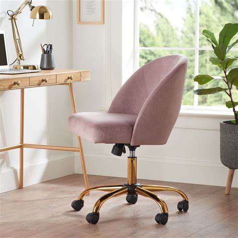 Better Homes & Gardens Velvet Office Desk Chair, Multiple Colors