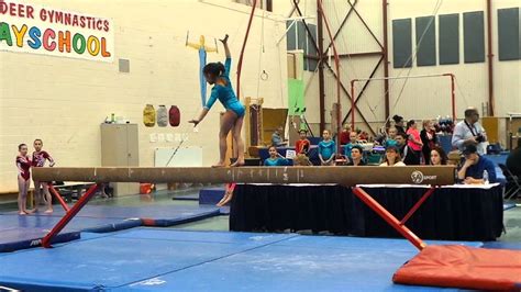 7 Year Old Gymnast Zaria Beam Routine Exelta Cup Youtube