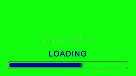 Loading Bar Animation On Green Screen Stock Video Video Of Gigantic