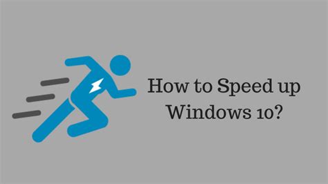 How To Speed Up Windows 10 Performance Guide