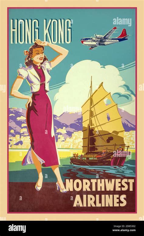 Vintage Northwest Airlines Hi Res Stock Photography And Images Alamy