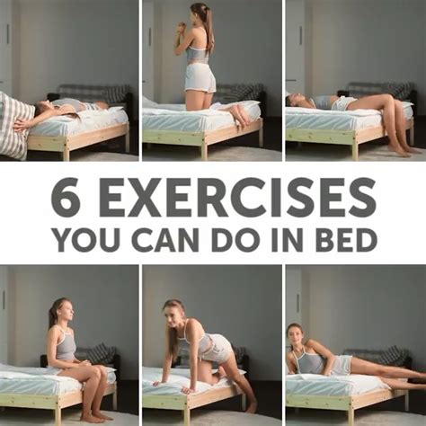 six exercises you can do in bed [vidéo] exercice exercice sport maison exercice fitness maison