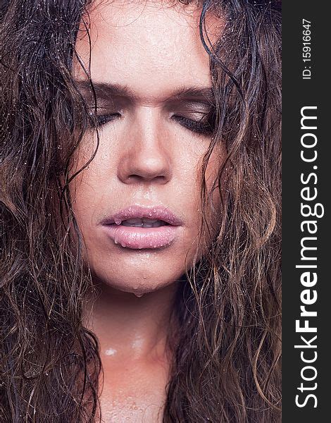 Sad Young Adult With Wet Hair Free Stock Images And Photos 15916647