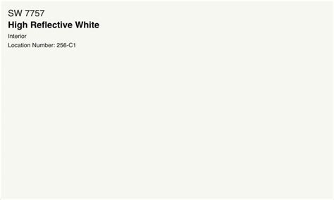 Sw 7757 High Reflective White Sherwin Williams Paint Colors White