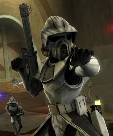 Trauma Is An Advanced Recon Force Trooper Captain During The Clone Wars