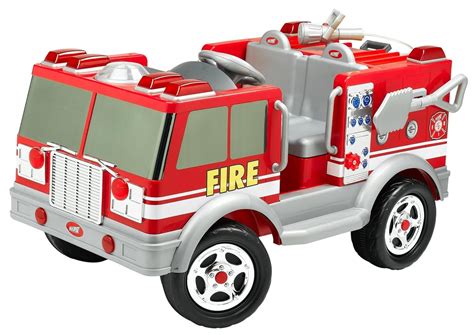 Kid Trax Red Fire Engine Electric Ride On Toys And Games