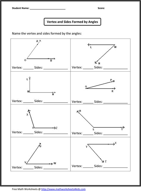 4th Grade Geometry Grade 4 Geometry Worksheets Free Printable K5