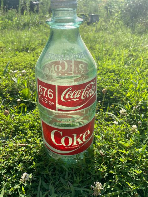 Glass 2 Liter Coke Bottle Etsy