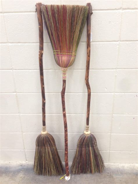 Kitchen Broom Hand Tied Out Of Hand Dyed Broomcorn On Etsy
