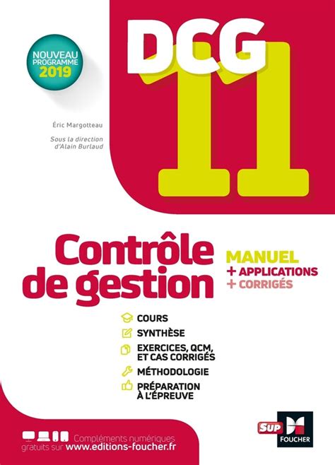 Dcg 11 Contrôle De Gestion Manuel Et Applications Eric