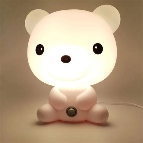 Eu Plug 220v Bright Bear Led Night Light For Children Baby Kids T