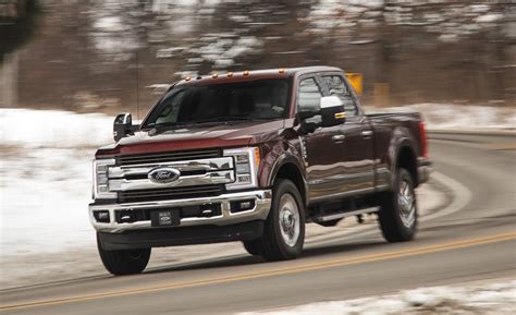 2017 Ford F 350 Super Duty Diesel 4x4 Crew Cab Review Car And Driver
