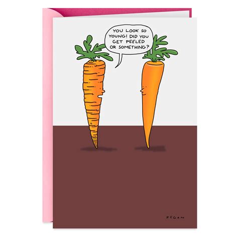 Carrot Peel Funny Birthday Card Greeting Cards Hallmark