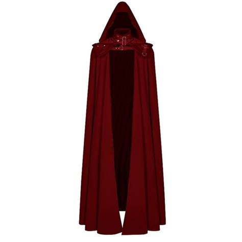 Yourumao Mens Cloak Cape Wizard Hooded Party Halloween Cosplay