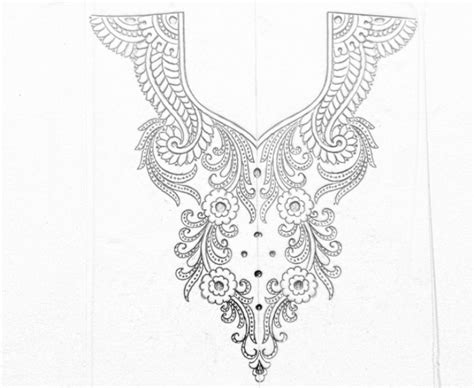 Over the years, i've had many, many queries about how to make hand embroidery patterns. Blouse embroidery sketch step by step/blouse necks ...