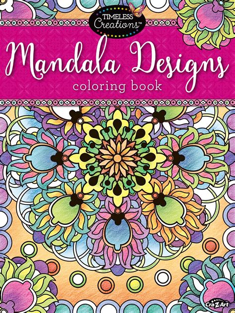 Cra Z Art Timeless Creations Adult Coloring Books Mandala Creative