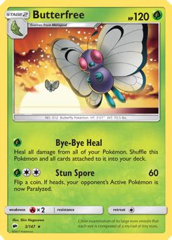 5 out of 5 stars. Butterfree | Pokédex