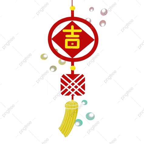 설 명절 빨간색 액세서리 만화 일러스트 새해 설날 손으로 그린 전통 중국의 설날 2020년 중국 스타일 Png 일러스트 및