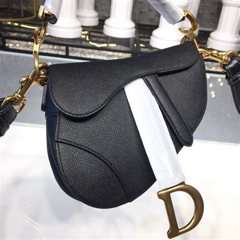 Lady dior is a timeless classic and a must have for. Christian Dior Saddle Shoulder Bag 18cm With Strap Grained ...