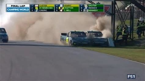 Nascar cup series 2021 daytona 500 hd live streaming on sunday 14th february 2021. Nascar Truck Race Ended With Fight On Track - Barnorama