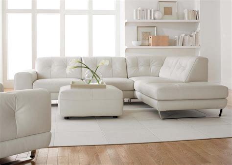 All White Living Room White Leather Sofas Gambrick Luxury Home Builde