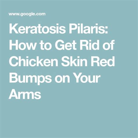 Heres What Those Little Red Bumps On The Back Of Your Arms Really Are