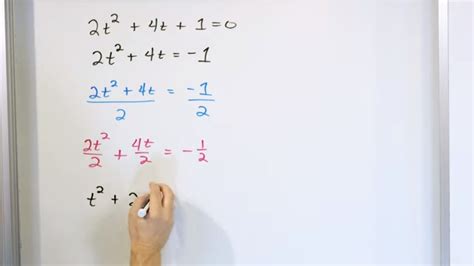 06 Completing The Square Part 3 Algebra 2 Course Unit 9