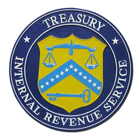 Internal Revenue Service Irs Seal Wooden Plaque Seals And Podium Logo Emblems