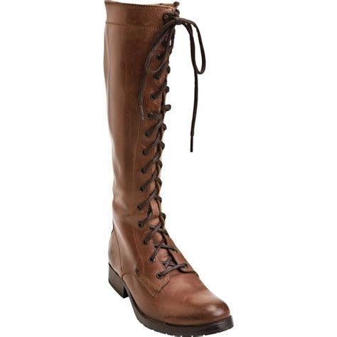 Frye Melissa Tall Lace Up Boot 398 Found On Polyvore Reference For