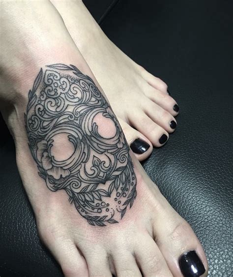 skull-foot-foot-tattoos-for-women,-foot-tattoos,-tattoos-for-women