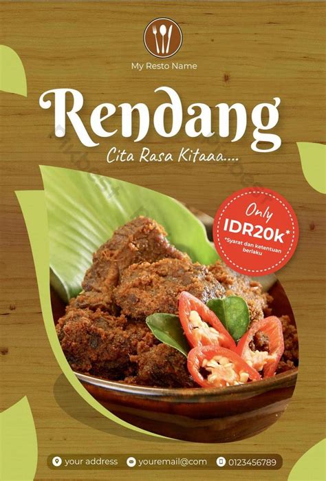 Indonesia memiliki makanan tradisional yang beranekaragam. Poster Makanan Asli Indonesia