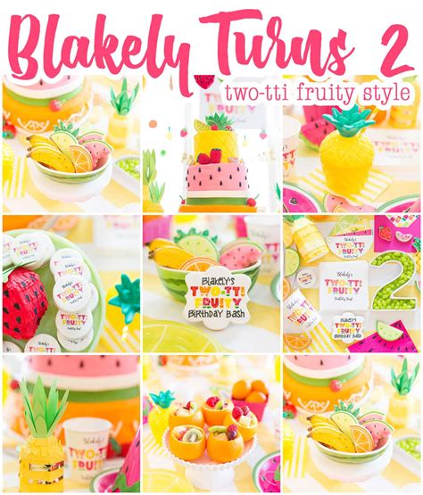 The best front porch decorating ideas for every month of the year. Two-tti Fruity Birthday Party: Blakely Turns 2! | Pizzazzerie