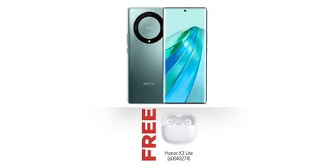 Honor X9a Emerald Green And Free Honor X3 Lite