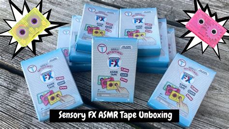Series Sensory Fx Asmr Tape Unboxing Youtube